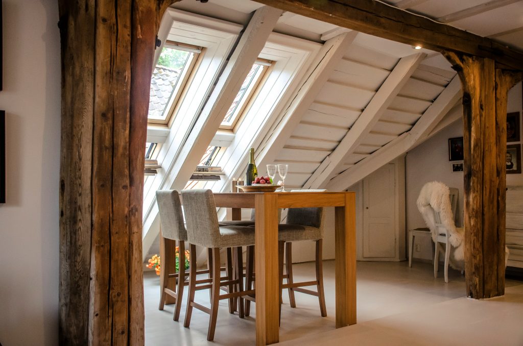 reclaimed wood beams