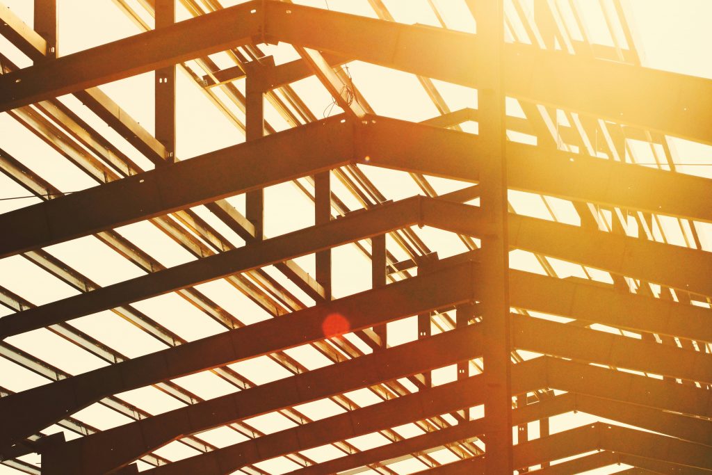 steel beams